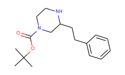 tert-Butyl 3-phenethylpiperazine-1-carboxylate