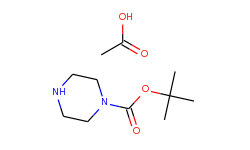 1-Piperazinecarboxylic acid, 1,1-dimethylethyl ester, monoacetate