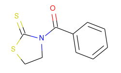 3-benzoylthiazolidine-2-thione