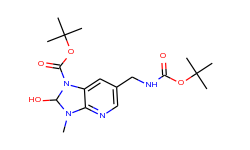 tert-butyl 6-((tert-butoxycarbonylamino)methyl)-2-hydroxy-3-methyl-2,3-dihydro-1h-imidazo[4,5-b]pyri
