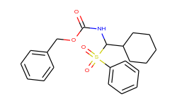 benzyl n-[cyclohexyl(phenylsulfonyl)methyl]-carbamate