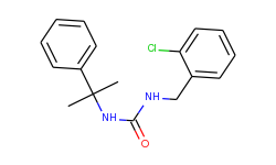 1-(2-chlorobenzyl)-3-(1-methyl-1-phenylethyl)urea