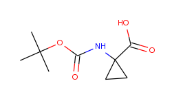 Cyclopropanecarboxylic acid, 1-[[(1,1-dimethylethoxy)carbonyl]amino]-