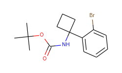 tert-butyl 1-(2-bromophenyl)cyclobutylcarbamate