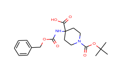 4-benzyloxycarbonylamino-piperidine-1,4-dicarboxylic acid mono-tert-butyl ester
