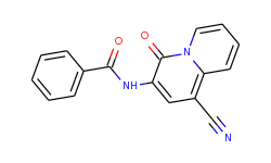 n-(1-cyano-4-oxo-4h-quinolizin-3-yl)-benzenecarboxamide