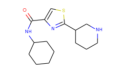 n-cyclohexyl-2-(3-piperidinyl)-4-thiazolecarboxamide