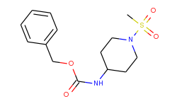 Carbamic acid, [1-(methylsulfonyl)-4-piperidinyl]-, phenylmethyl ester