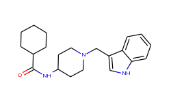 n-[1-(1h-indol-3-ylmethyl)piperidin-4-yl]cyclohexanecarboxamide