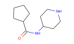 cyclopentanecarboxylic acid piperidin-4-ylamide