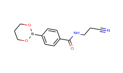 n-(2-cyanoethyl)-4-(1,3,2-dioxaborinan-2-yl)benzamide