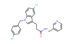 3-[5-Chloro-1-(4-chloro-benzyl)-1H-indol-3-yl]-N-pyridin-3-ylmethyl-propionamide