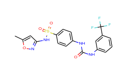 N-(5-Methylisoxazol-3-yl)-4-(3-(3-(trifluoromethyl)phenyl)ureido)benzenesulfonamide