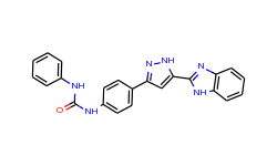 Urea, N-[4-[5-(1H-benzimidazol-2-yl)-1H-pyrazol-3-yl]phenyl]-N'-phenyl-