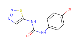 Urea, N-(4-hydroxyphenyl)-N'-1,2,3-thiadiazol-5-yl-