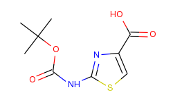 4-Thiazolecarboxylic acid, 2-[[(1,1-dimethylethoxy)carbonyl]amino]-
