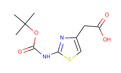 4-Thiazoleacetic acid, 2-[[(1,1-dimethylethoxy)carbonyl]amino]-