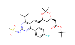 tert-Butyl-7-[4-(4-fluorophenyl)-6-isopropyl-2-mesylaminopyrimidin-5-yl]-(3R,5S)-isopropylidine-(E)-
