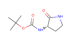 Carbamic acid, [(3S)-2-oxo-3-pyrrolidinyl]-, 1,1-dimethylethyl ester