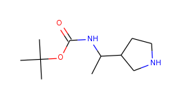 Carbamic acid, [1-(3-pyrrolidinyl)ethyl]-, 1,1-dimethylethyl ester