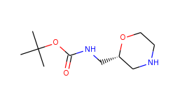 Carbamic acid, [(2R)-2-morpholinylmethyl]-, 1,1-dimethylethyl ester