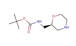 Carbamic acid, [(2S)-2-morpholinylmethyl]-, 1,1-dimethylethyl ester