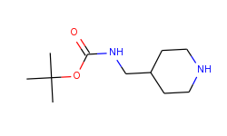 Carbamic acid, (4-piperidinylmethyl)-, 1,1-dimethylethyl ester
