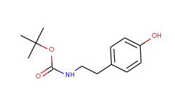 Carbamic acid, [2-(4-hydroxyphenyl)ethyl]-, 1,1-dimethylethyl ester