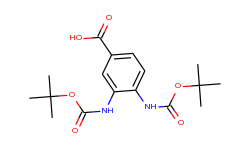 Benzoic acid, 3,4-bis[[(1,1-dimethylethoxy)carbonyl]amino]-