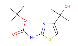 tert-Butyl (4-(2-hydroxypropan-2-yl)thiazol-2-yl)carbamate
