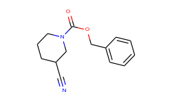 1-piperidinecarboxylic acid,3-cyano-,phenylmethylester