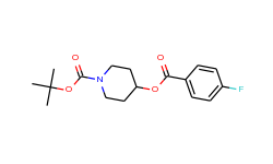 4-(4-Fluoro-benzoyloxy)-piperidine-1-carboxylic acid tert-butyl ester