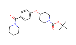 4-[4-(Piperidine-1-carbonyl)-phenoxy]-piperidine-1-carboxylic acid tert-butyl ester