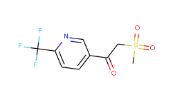 2-Methylsulfonyl-1-[6-(trifluoromethyl)-pyridin-3-yl]ethanone