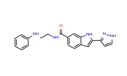 1H-Indole-6-carboxamide, N-[2-(phenylamino)ethyl]-2-(1H-pyrazol-3-yl)-