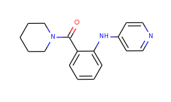 Piperidine, 1-[2-(4-pyridinylamino)benzoyl]-