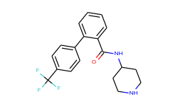 [1,1'-Biphenyl]-2-carboxamide, N-4-piperidinyl-4'-(trifluoromethyl)-