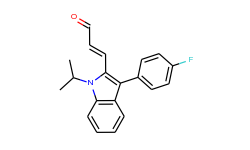 2-Propenal, 3-[3-(4-fluorophenyl)-1-(1-methylethyl)-1H-indol-2-yl]-, (2E)-