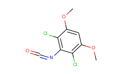 Benzene, 2,4-dichloro-3-isocyanato-1,5-dimethoxy-