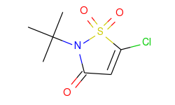 3(2H)-Isothiazolone, 5-chloro-2-(1,1-dimethylethyl)-, 1,1-dioxide