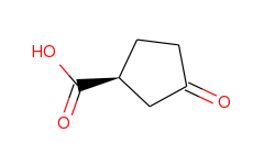 Cyclopentanecarboxylic acid, 3-oxo-, (1S)-
