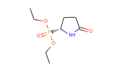 Phosphonic acid, (5-oxo-2-pyrrolidinyl)-, diethyl ester, (R)-