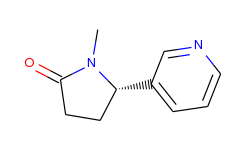 2-Pyrrolidinone, 1-methyl-5-(3-pyridinyl)-, (5S)-