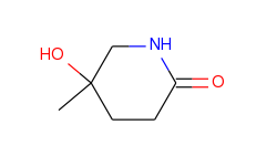2-Piperidinone, 5-hydroxy-5-methyl-