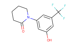 1-(3-Hydroxy-5-trifluoromethylphenyl)piperidin-2-one