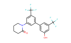 1-(3'-Hydroxy-5,5'-bis-trifluoromethyl-biphenyl-3-yl)-piperidin-2-one