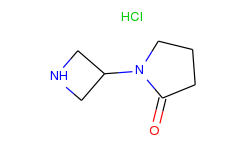 1-(Azetidin-3-yl)pyrrolidin-2-one hydrochloride