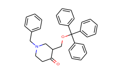 4-piperidinone,1-(phenylmethyl)-3-[(triphenylmethoxy)methyl]-