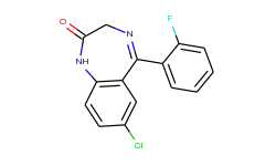 2H-1,4-Benzodiazepin-2-one, 7-chloro-5-(2-fluorophenyl)-1,3-dihydro-