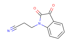 3-(2,3-dioxo-2,3-dihydro-1h-indol-1-yl)-propanenitrile